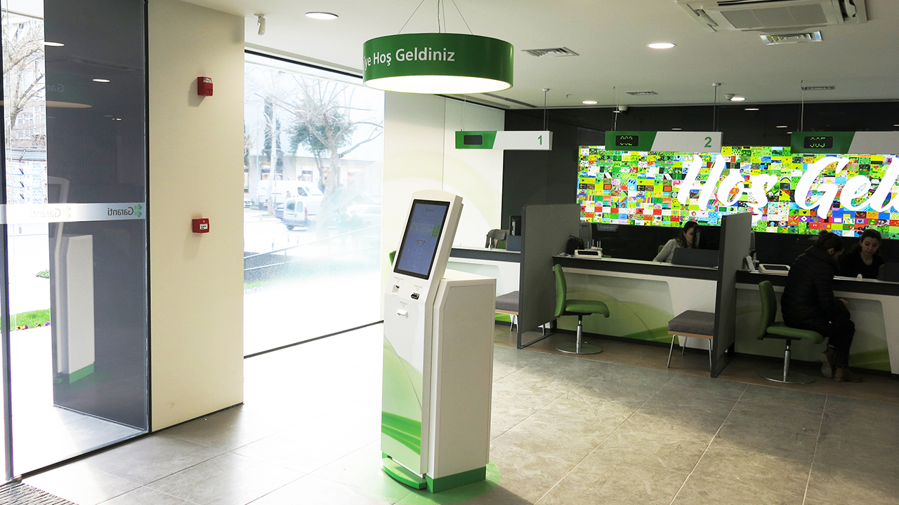 Garanti BBVA Queue Kiosk Renewal Project
