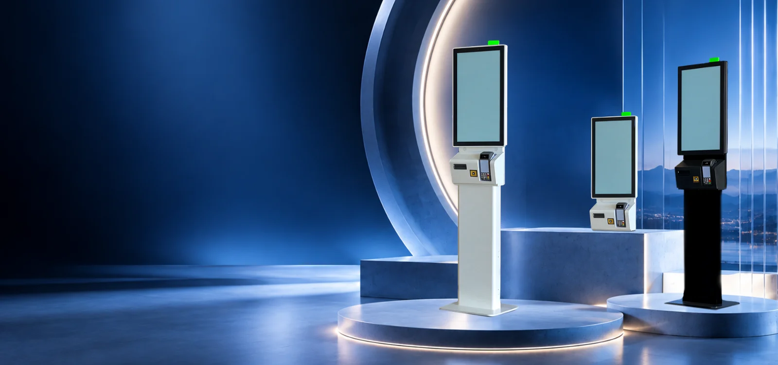 Quixelf self-order kiosk models