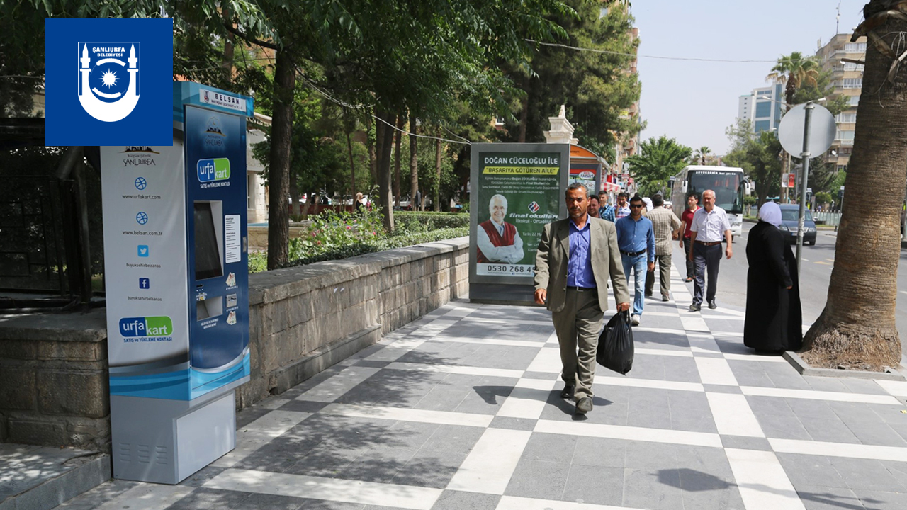 Şanlıurfa Metropolitan Municipality Outdoor Ticket Vending and Card Top-Up Kiosk Project